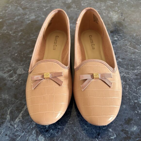 Charter Club Women’s KIMII Loafer w/Bow, Size 8M, Pink, Excellent Cond., NEW!! - Picture 1 of 10